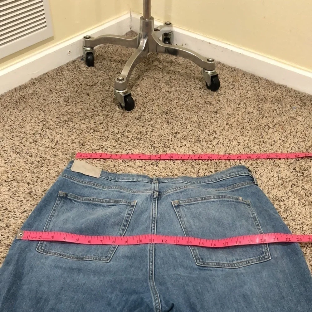 Everlane The Original Cheeky Jeans Size 33 Crop Length Medium Blue High Rise - Picture 4 of 9